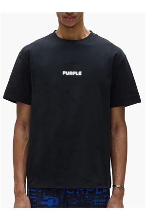 T-shirt in cotone nero PURPLE BRAND | P104TBPW325BLACK